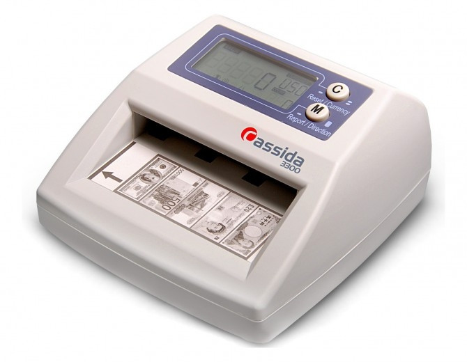 Автоматический детектор банкнот Cassida 3300 IR, UV, MG артикул 0021-105                  