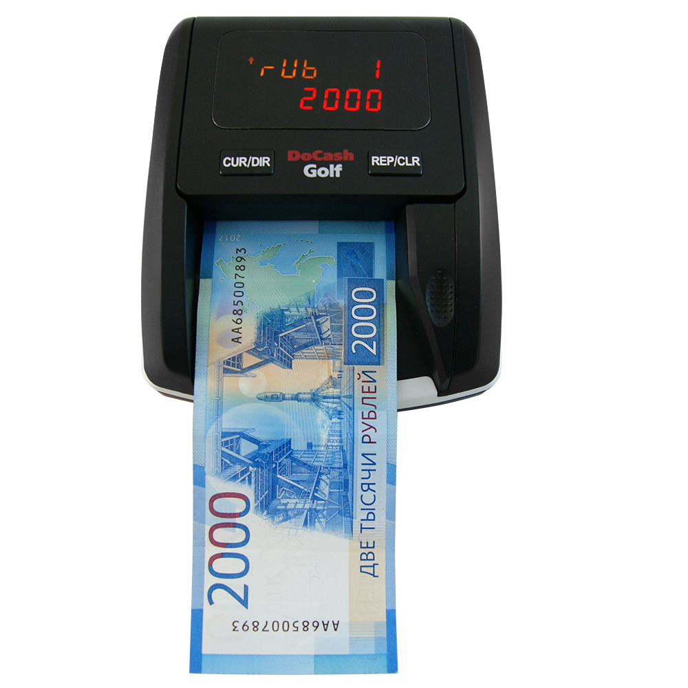 Автоматический детектор банкнот DoCash Golf RUB артикул 12953