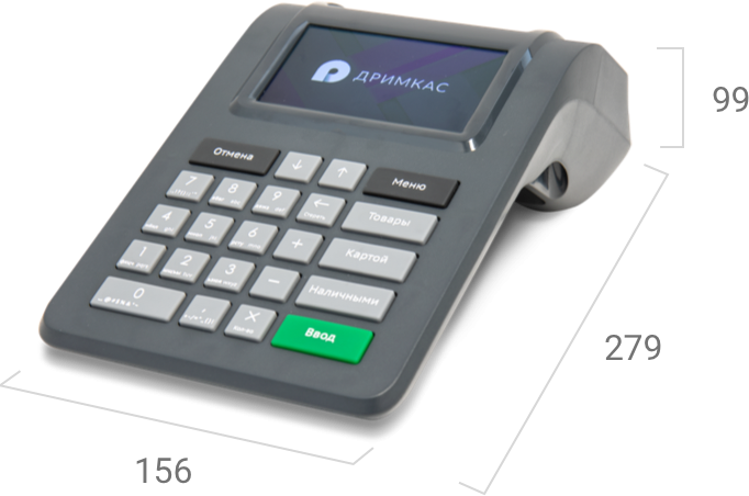 Касса Ф (GPRS) без ФН артикул 0021-2989 WiFi, Ethernet, Модуль GPRS 