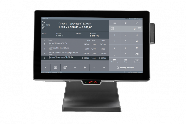 Сенсорный моноблок АТОЛ JAZZ 15 без MSR, без ОС артикул 56256             15