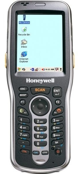 Терминал сбора данных Honeywell Dolphin 6100 артикул 01164/2                     Dolphin 6100 WiFi/BT 5300SR/ 28key/ 128х128MB/ WCE5/ 2200mAh