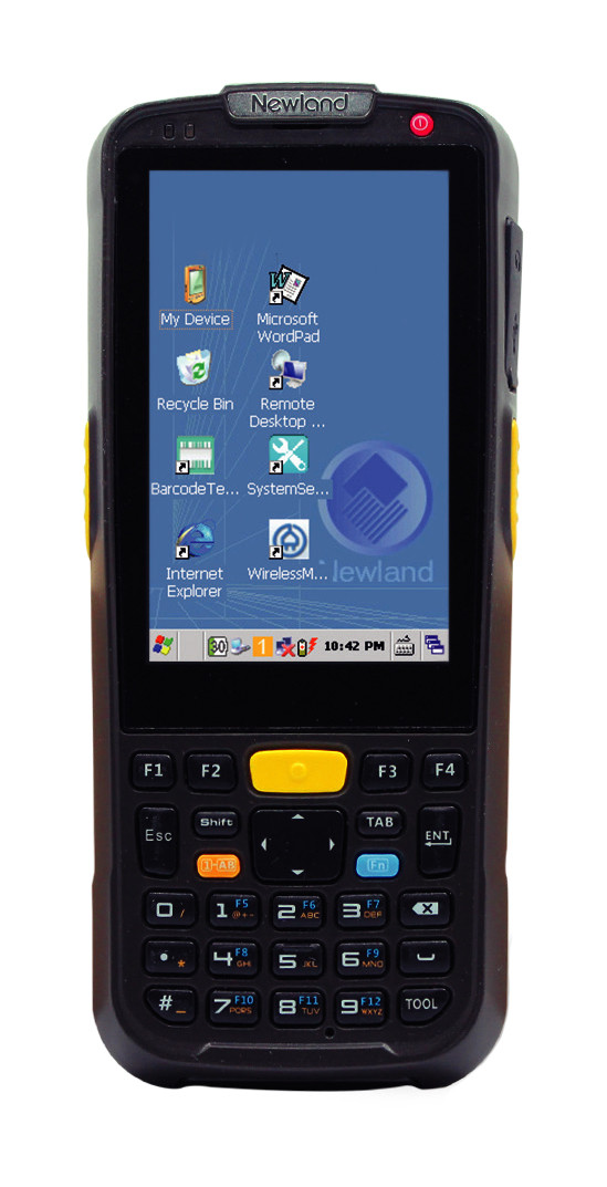 Терминал сбора данных NEWLAND РT60 Narvalo артикул NLS-PT6050-3K-C 1D CCD, Win CE 6.0, BT, WiFi, 3800mAh, Cradle, USB cable, PS